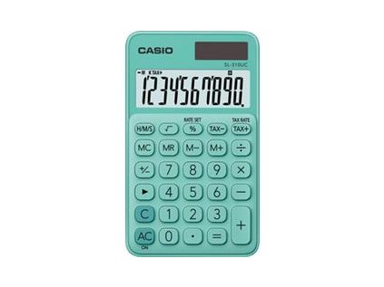 casio sl 310 uc gn kapesni kalkulacka zelena ig487553
