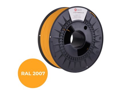 tiskova struna filament c tech premium line petg luminiscencni sv oranzova 1 75mm 1kg ien443532