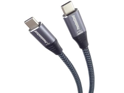 premiumcord kabel usb c m m 100w 20v 5a 480mbps bavlneny oplet 2m ien395336