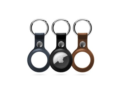 Epico Leather Case for AirTag - černá