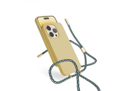 epico silikonovy kryt se snurkou pro iphone 13 14 6 1 piskova ien482356
