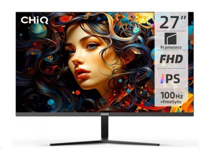 chiq 27 ultraslim monitor 27f650r fhd 100 hz frameless repro cerny ien522101