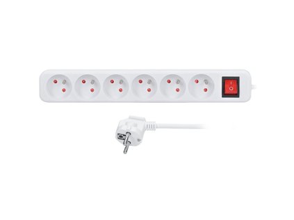 solight prodluzovaci privod 6 zasuvek bily vypinac 1 5m ien473429