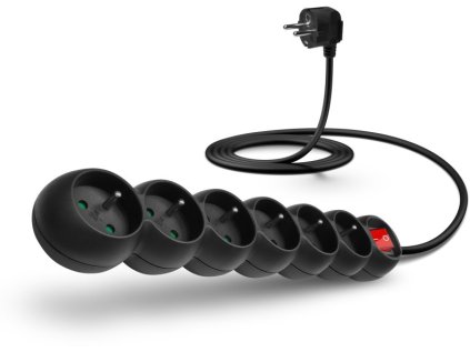 connect it prodluzovaci kabel 230 v 6 zasuvek 2m s vypinacem cerny ien270362