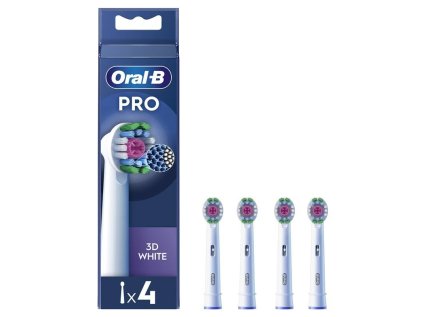 oral b eb 18 4 pro 3d white nahradni hlavice 4 ks ien520790