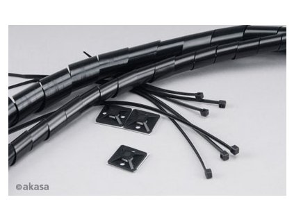 akasa souprava na svazovani kabelu ak tk 01bk ien204473