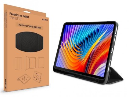 aligator tabletto pouzdro pro ipad pro 12 9 2018 2020 2021 cerne ien409681