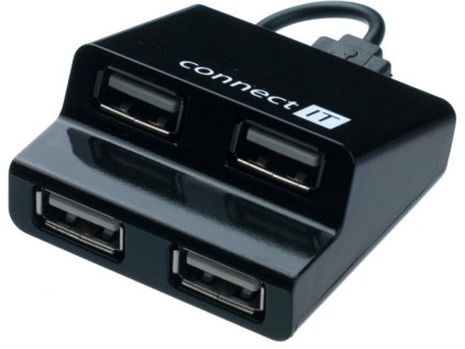 connect it usb hub 4 porty step cerny ien170424