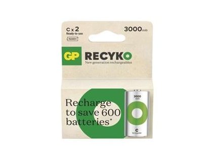 nabijeci baterie gp recyko 3000 c hr14 2ks ig518090