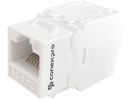 Conexpro beznástrojový keystone UTP, CAT5E, bílý