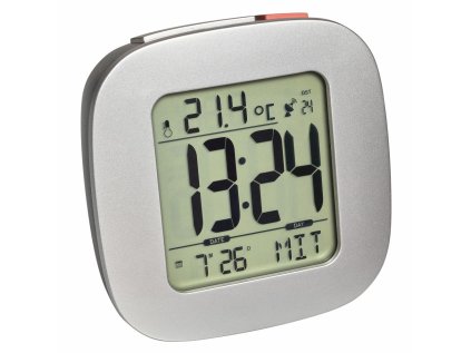 tfa 60 2542 54 digitalni radiem rizeny budik s ukazatelem vnitrni teploty a podsvicenim stribrny ien454124