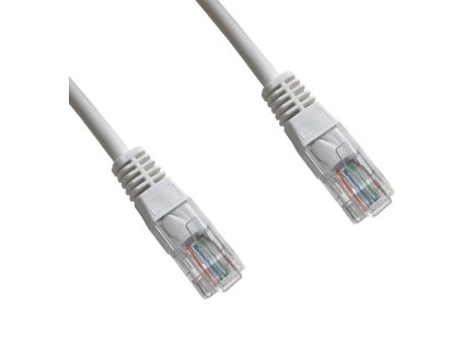 DATACOM Patch cord UTP CAT6 0,5m bílý