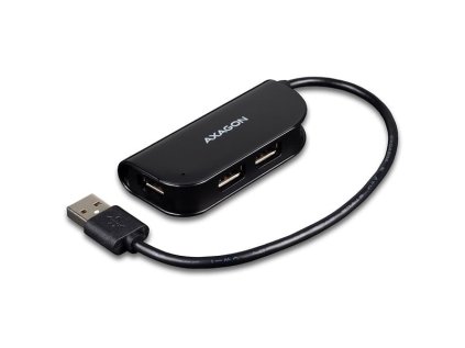 AXAGON HUE-X4B USB Ready hub, černý