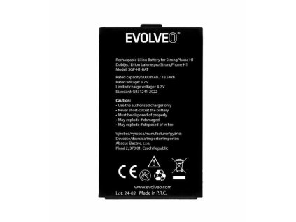 EVOLVEO originální baterie 5000 mAh pro StrongPhone H1