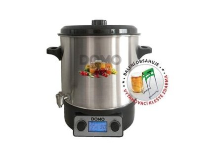 domo do42326pc plne automaticky zavarovaci hrnec nerez s lcd 27 l 2000 w ien319738