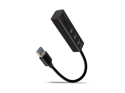 axagon hma cr3a usb 3 2 gen 1 hub porty 3x usb a ctecka karet sd microsd ien372762