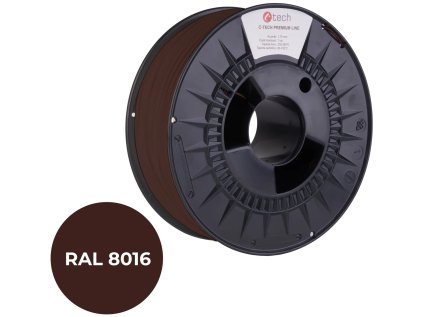 c tech premium line petg mahagonova hneda ral8016 1 75mm 1kg ien443534