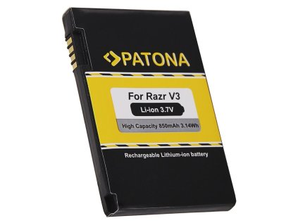 patona baterie pro mobilni telefon motorola razr v3 850mah 3 7v li lon ien443967