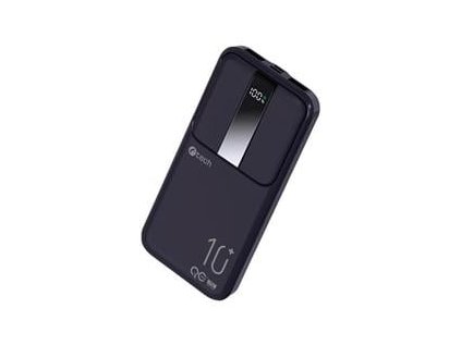 C-tech Powerbanka 10000mAh, Li-Pol, 22,5W, USB-C/USB-A/micro USB