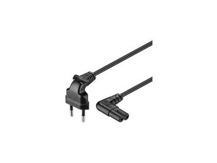 premiumcord kabel sitovy 230v k magnetofonu se zahnutymi konektory 1m ig320008