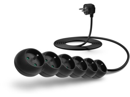 connect it prodluzovaci kabel 230 v 6 zasuvek 3m bez vypinace cerny ien443420
