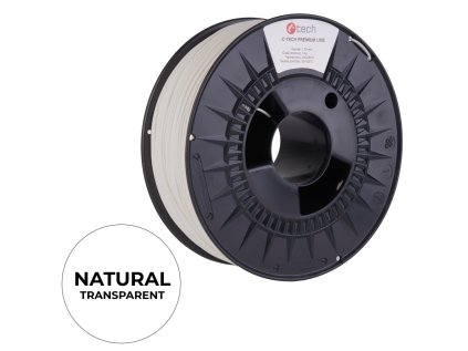Tisková struna (filament) C-TECH PREMIUM LINE, PLA, natural, 1,75mm, 1kg