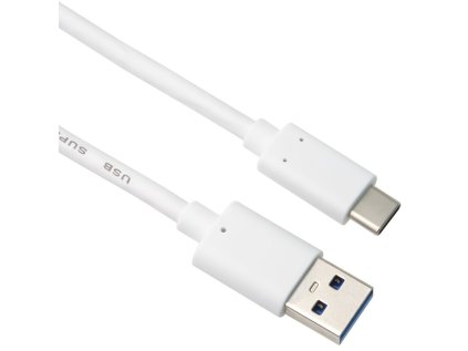 kabel usb c usb 3 0 a usb 3 2 generation 2 3a 10gbit s 1m bila ien385112