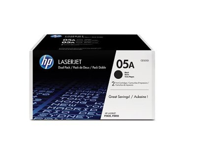 hp 05a black toner 2x2300 stran originalni ien304645