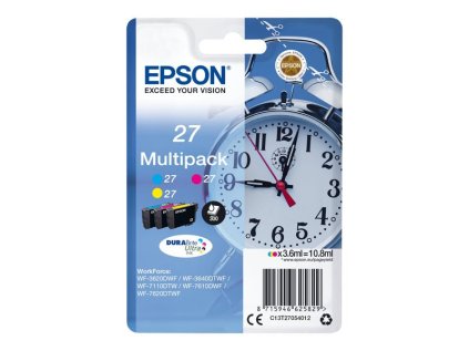 epson multipack 3 barevna 27 c13t27054010 original ien273474