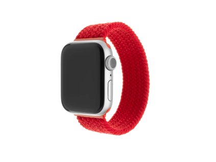 elasticky nylonovy reminek fixed nylon strap pro apple watch 38 40 41mm velikost xl cerveny ien433971