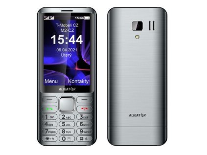 aligator d950 dual sim stribrny ien516643