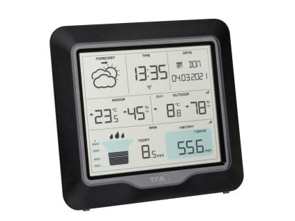 TFA domácí meteostanice s předpovědí počasí a srážkoměrem RAIN PRO