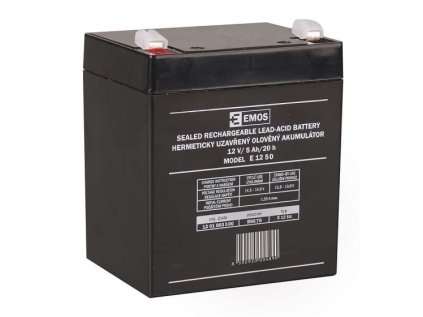 bezudrzbovy oloveny akumulator 12v 5ah faston 6 3mm ien247008