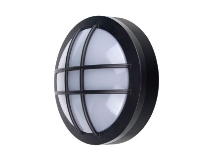 solight led venkovni osvetleni kulate s mrizkou 13w 910lm 4000k ip65 17cm cerna ien473176