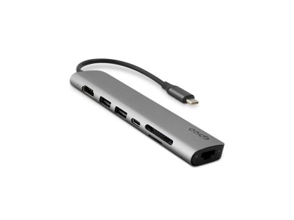epico 7in1 multimedia hub 8k with usb c connector vesmirne seda ien507226