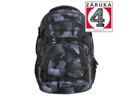 Školní batoh coocazoo MATE, Grey Rocks, certifikát AGR