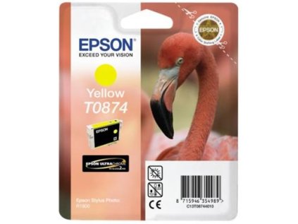 epson t0874 yellow ultra gloss high gloss 2 pro stylus photo r1900 originalni ien72170
