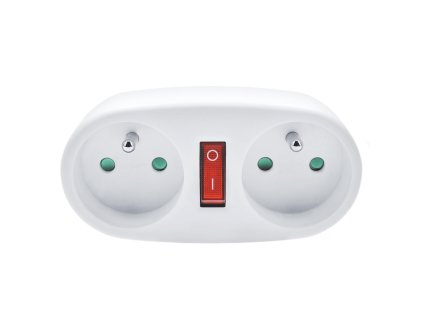 solight rozbocka 2 x 10a bila vypinac ien501258