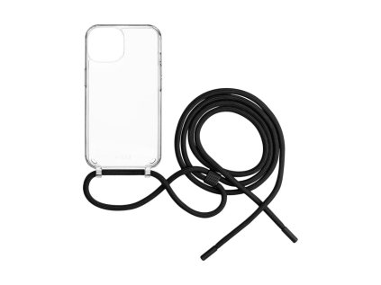 pouzdro fixed pure neck s cernou snurkou na krk pro apple iphone 15 plus ien502459