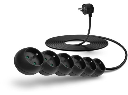 connect it prodluzovaci kabel 230 v 6 zasuvek 5m bez vypinace cerny ien443419