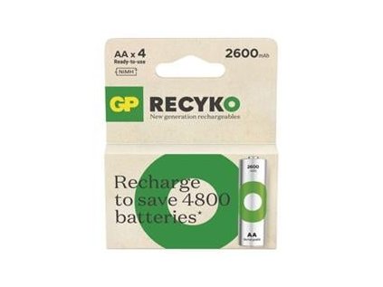 nabijeci baterie gp recyko 2600 aa hr6 ig518084