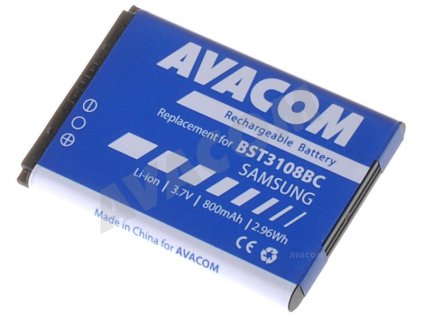 avacom baterie do mobilu samsung x200 e250 li ion 3 7v 800mah ien190991