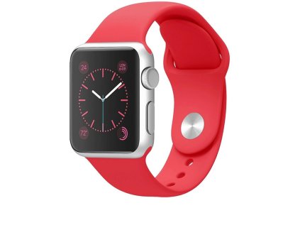 tactical silikonovy reminek pro apple watch 4 44mm red cerveny ien326352