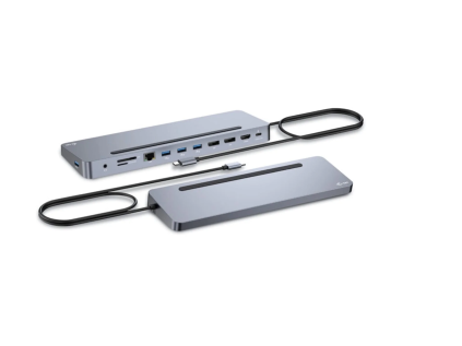i tec usb c metal ergonomic 3x 4k display docking station ien500193