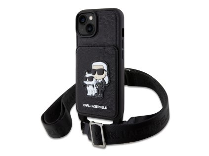 karl lagerfeld saffiano crossbody karl and choupette nft kryt pro iphone 14 black ien507413