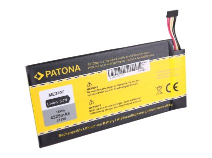 patona baterie pro tablet pc asus nexus 7 4325mah 3 7v li ion ien429350