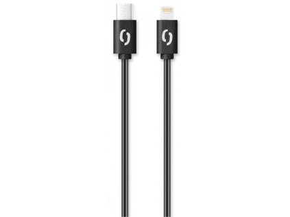 datovy kabel aligator power 3a usb c lightning 1m cerny ien382357