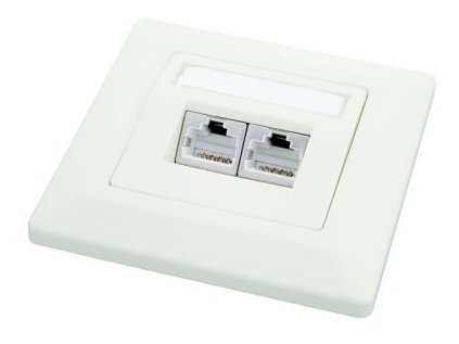 NE ZÁSUVKA 2x RJ45(TP) C5 POD OMÍTKU