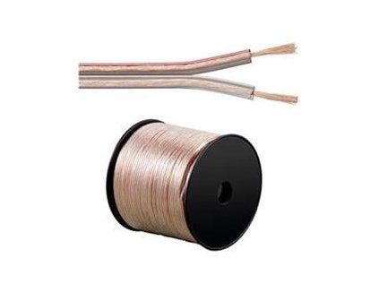 kabely na propojeni reprosoustav 100 cu med 2x1 5mm 1m ig241401