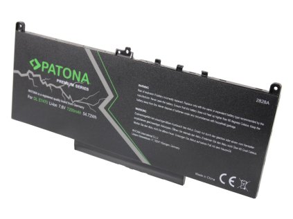 patona baterie pro ntb dell latitude e7260 e7270 e7470 7200mah li lon 7 6v ien429531